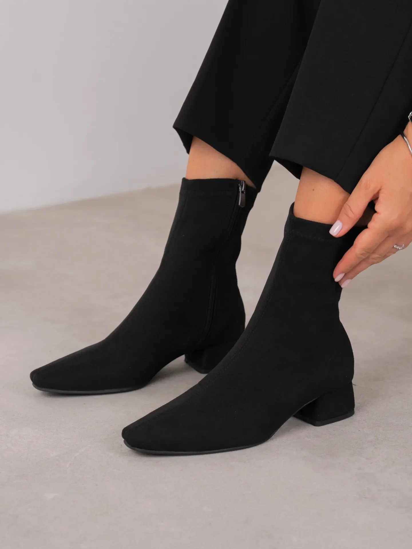 Melissa black Suede