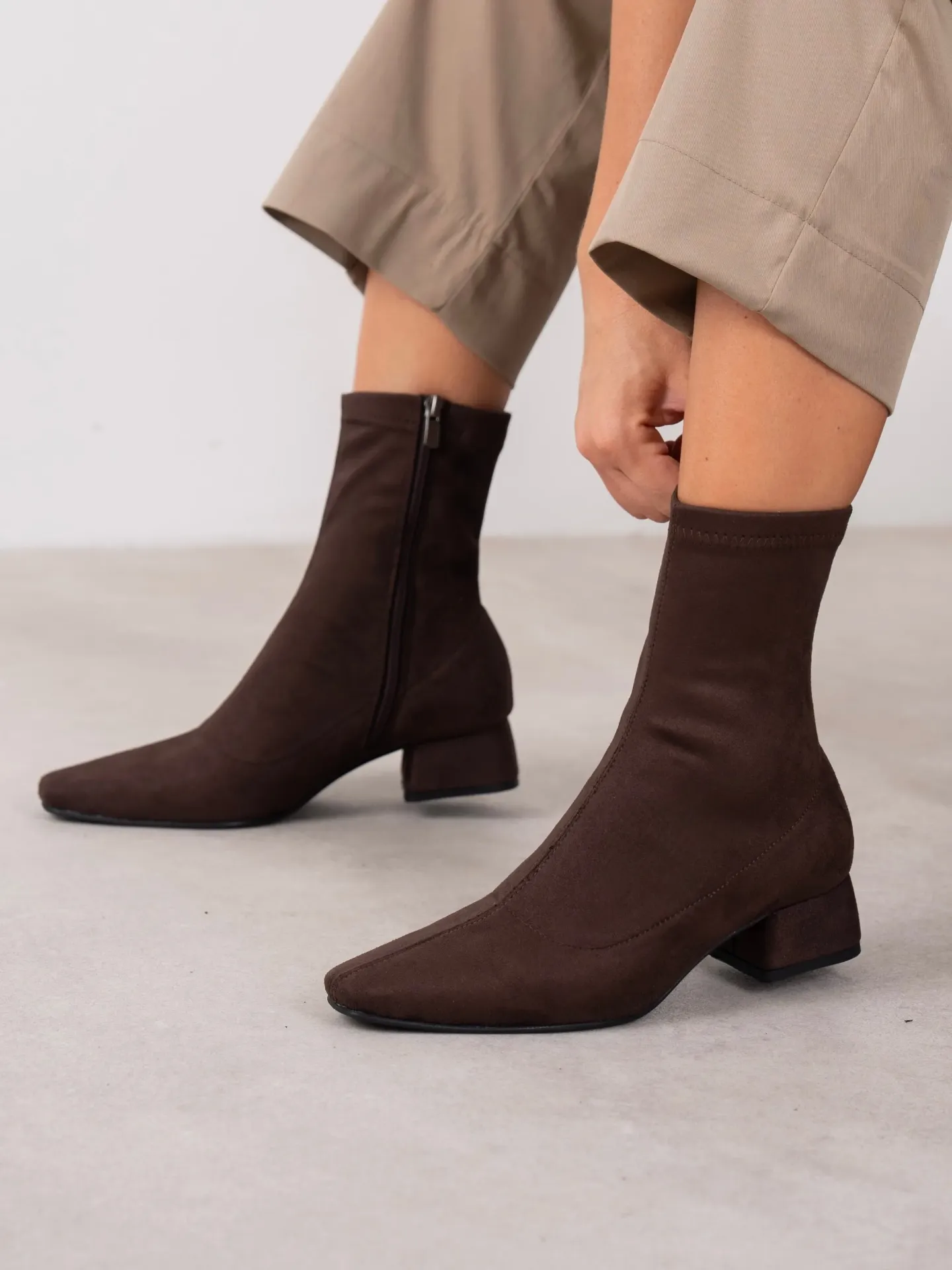 Melissa brown Suede