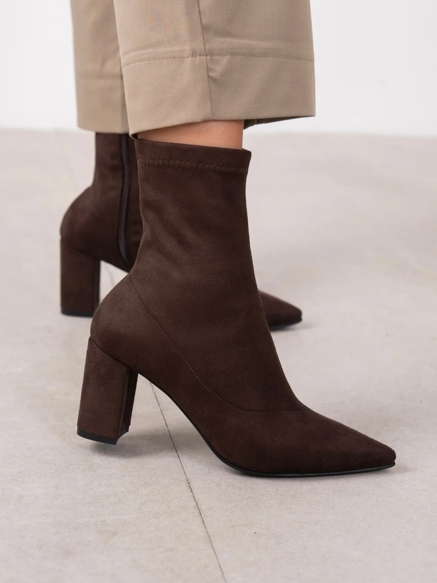 Christina brown Suede